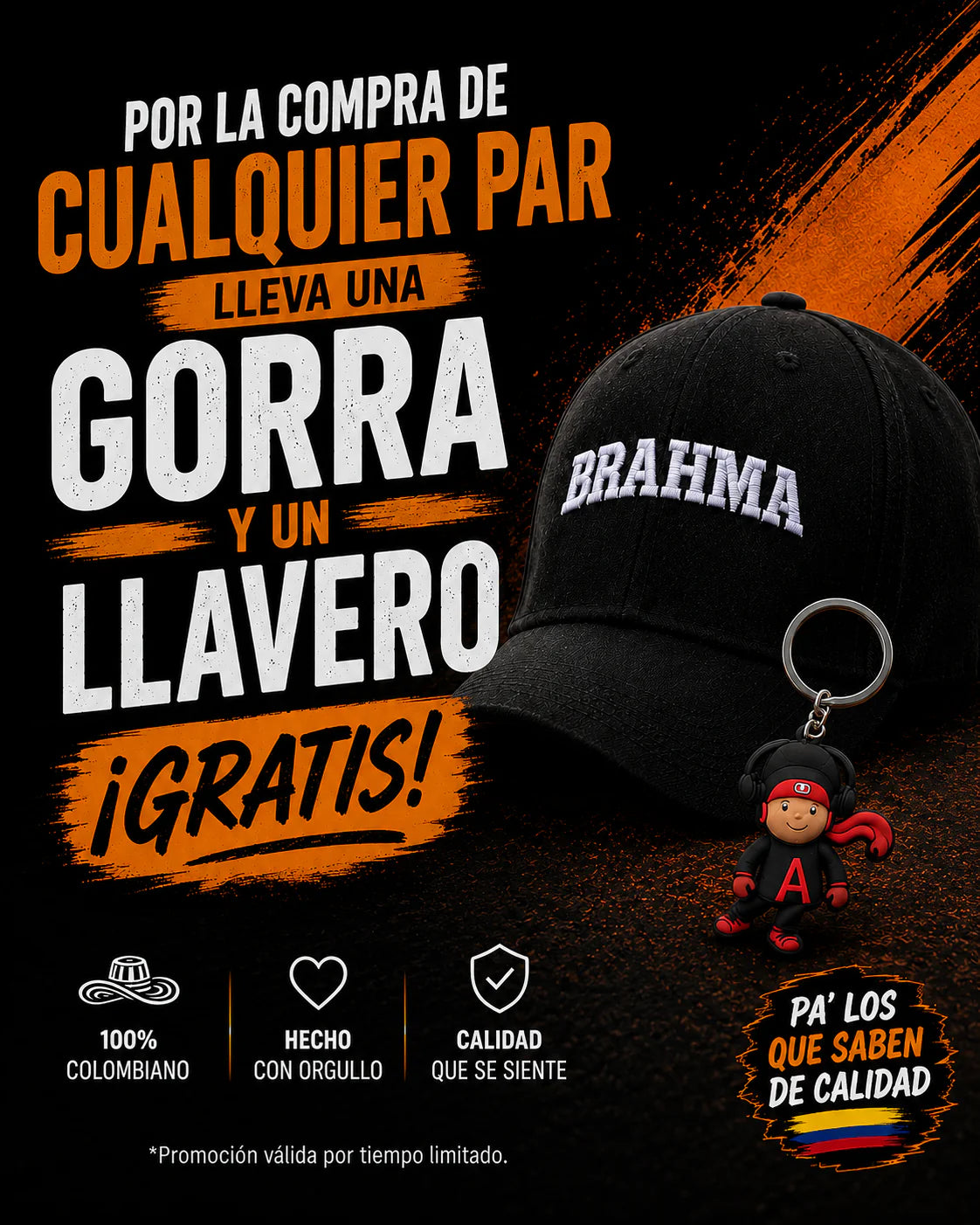 🔥 PROMO - Zapatos Brahma + Gorra Gratis Últimas Unidades Con 70% OFF Solo Hoy 🎁